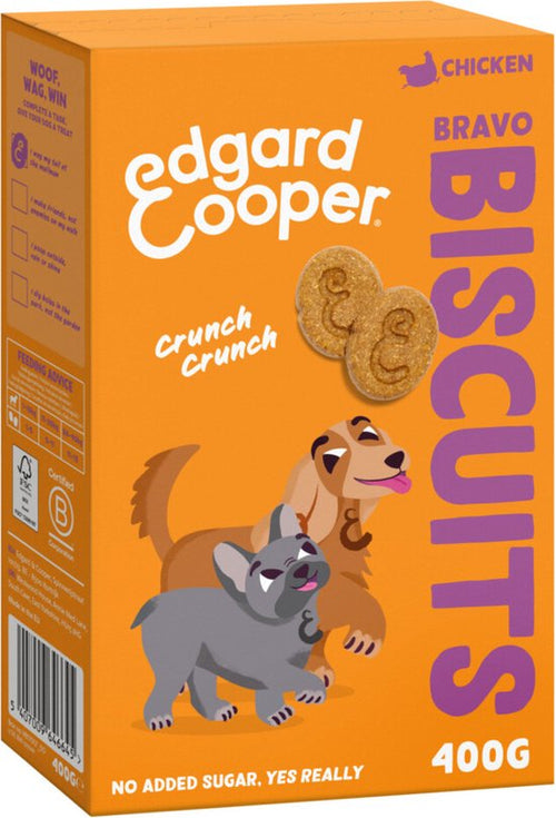 Edgard & Cooper - Biscuit 400g - Hondensnacks - Kip