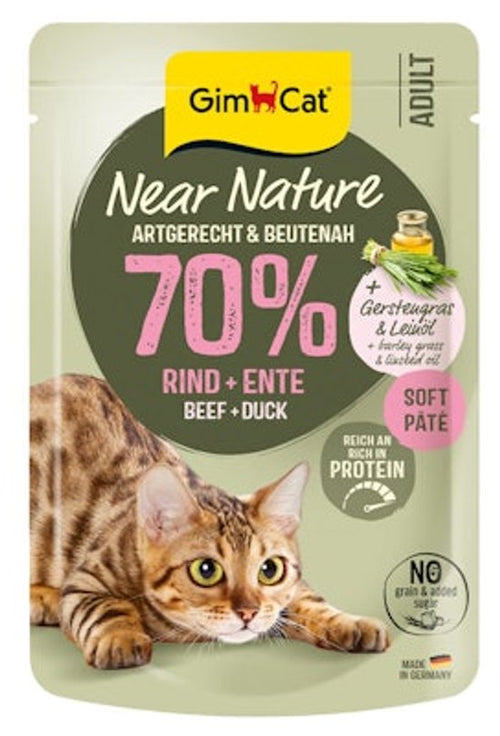 GimCat - Near Nature - Rund & eend - 16 x 85g