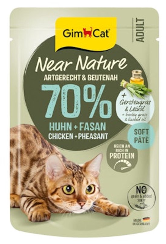 GimCat - Near Nature - Kip & fazant - 16 x 85g