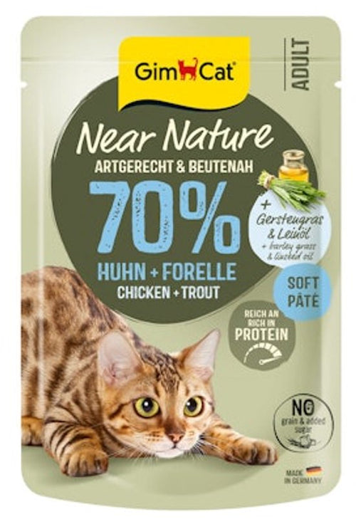 GimCat - Near Nature - Kip & forel - 16 x 85g