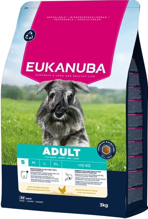 Eukanuba - Adult Small Breed Kip - Hondenbrokken - 3kg