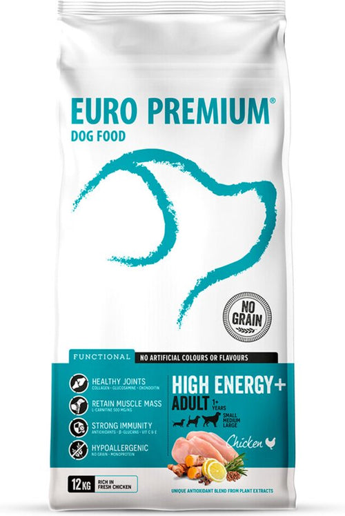 Euro - Premium - Adult High Energy+ 12kg
