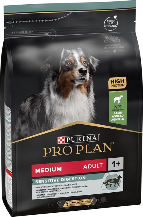 Pro Plan - Medium Adult Sensitive Digestion - Hondenvoer - Lam - 3kg