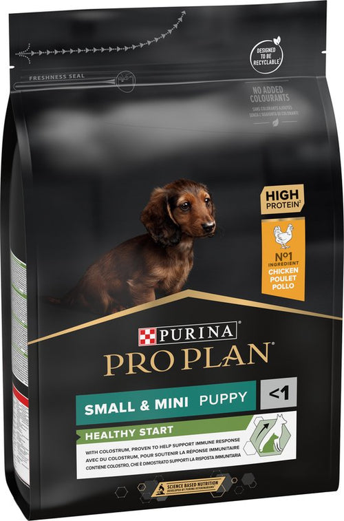 Pro Plan - Healthy Start Puppy Small & Mini - Hondenvoer - Kip - 3kg