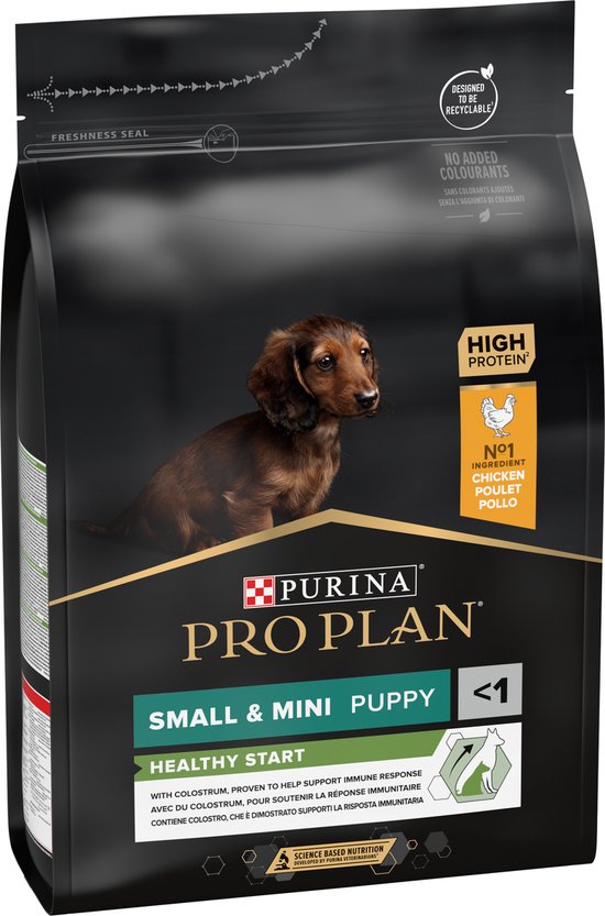 Pro Plan - Healthy Start Puppy Small & Mini - Hondenvoer - Kip - 3kg