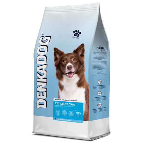 Denkadog - Excellent Croc Rund&Vis - 12.5kg