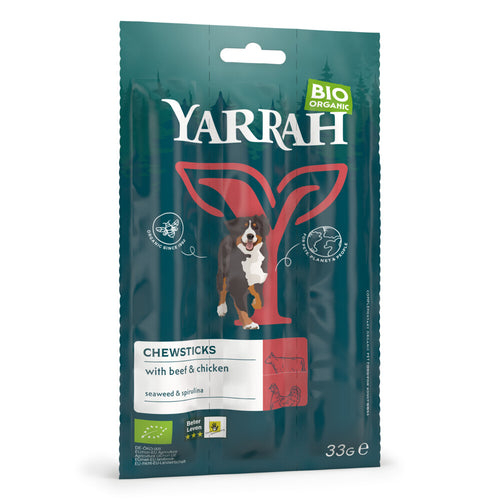 Yarrah - Bio Kauwstick - Rund - 33g
