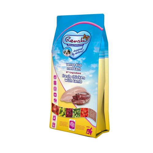 Renske - Super Premium Puppy Verse Kip En Lam - Hond 12kg
