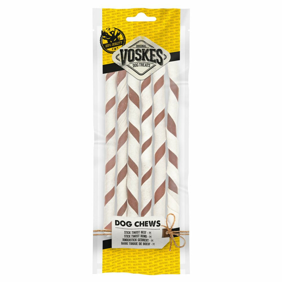 Voskes - Twist Stick Beef M - 6 stuks