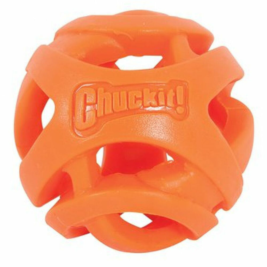 Chuckit! Fetch Ball - Hondenspeelgoed - Hondenbal - Natuurlijk Rubber - Medium - Ø6 cm - Oranje - 1 Stuks