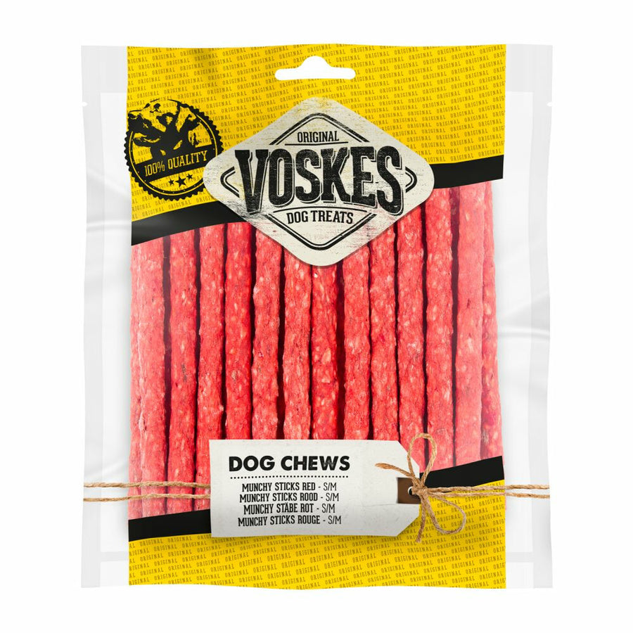 Voskes - Munchy Sticks Rood 25 stuks
