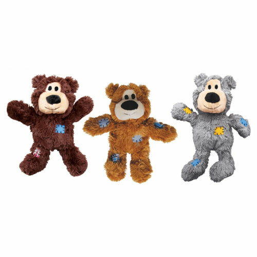 Kong - Wild Knots Beer - Honden Speelgoed - Assorti Kleur - 31.5 cm