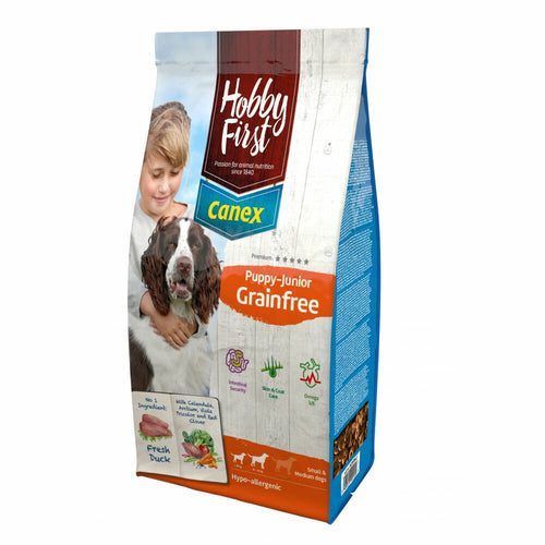 Hobby First - Canex Puppy - Junior Grainfree Eend - 12kg