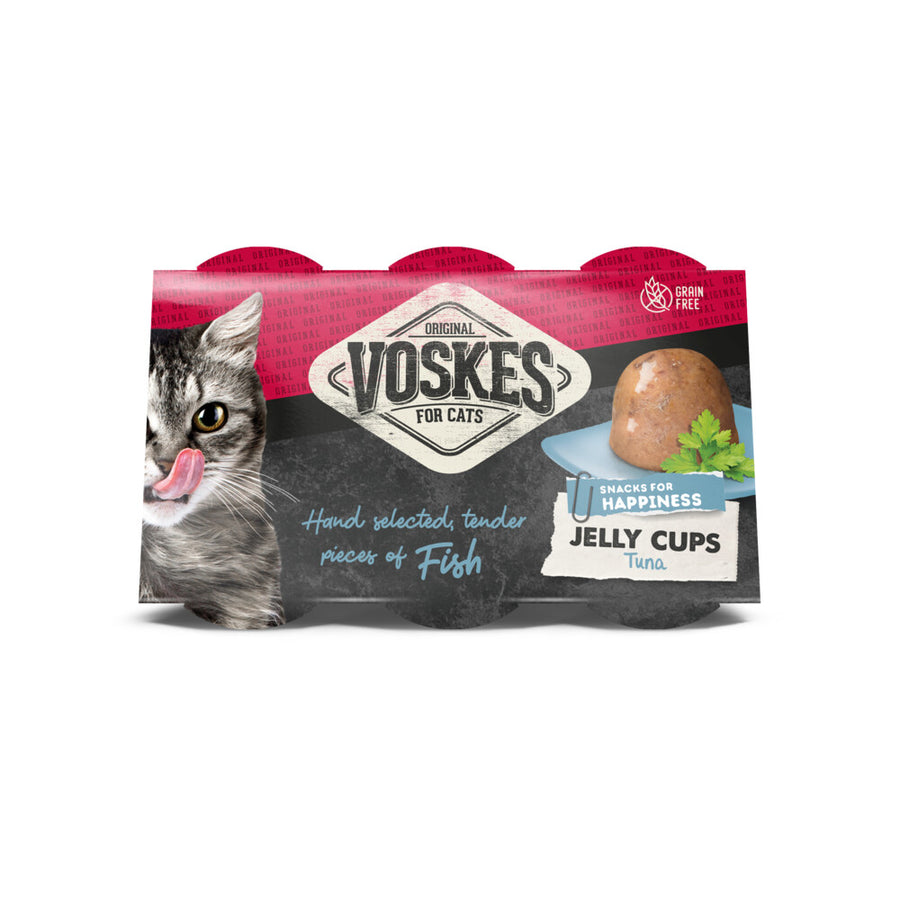 Voskes - Tender Pieces Tonijn - Garnalen 6 x 25g