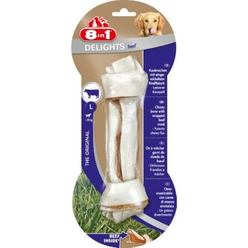 8in1 - Delights Beef Spirals - Hondensnacks - Kip Rund 60g 6 stuks