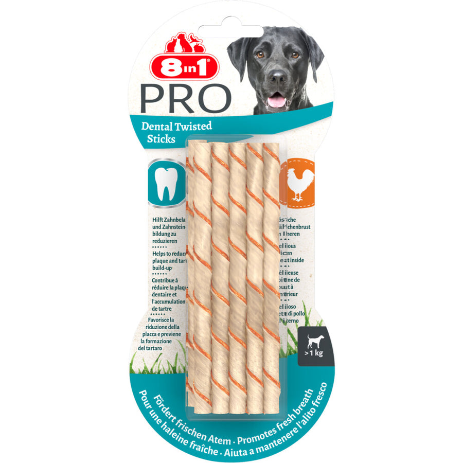 8in1 - Delights Twisted Sticks - Kip - 10 x 5.5g