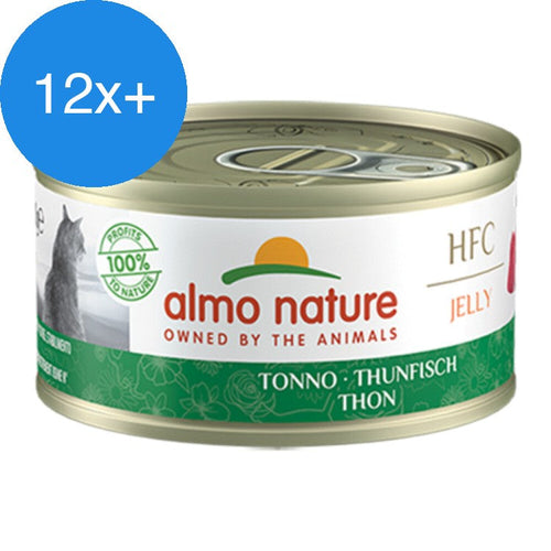 Almo Nature - HFC Jelly - Kattenvoer - Tonijn - 70g - Voordeelbundel
