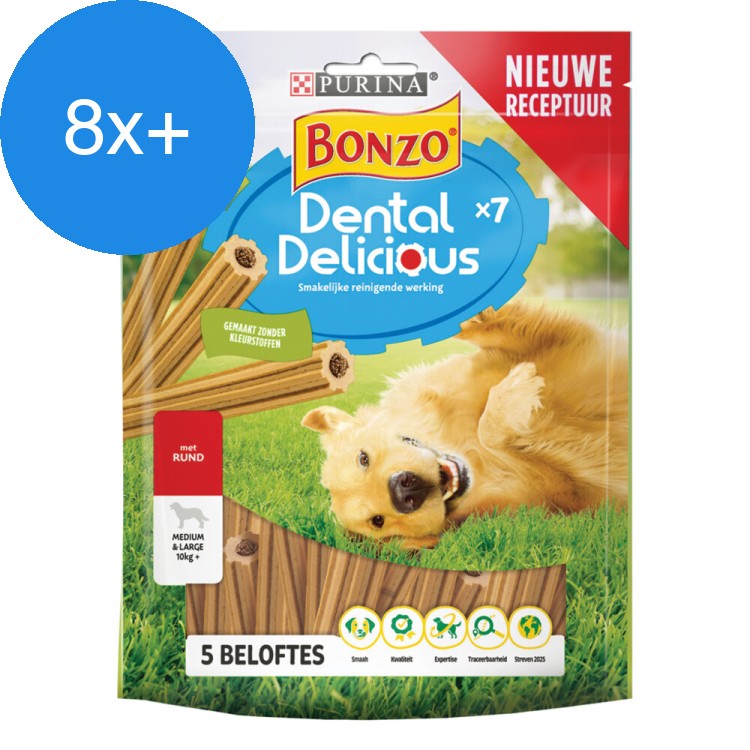 Bonzo - Dental Delicious Rund - 200g - Voordeelbundel