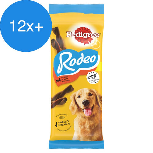 Pedigree - Rodeo Kauwsticks Rund - Hondensnacks - 70g - Voordeelbundel