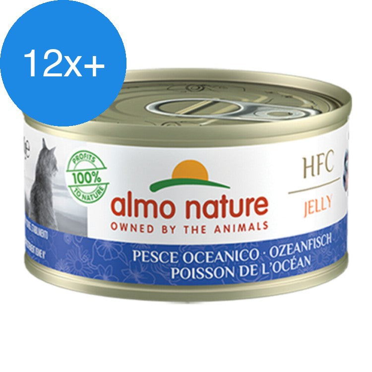 Almo Nature - HFC Jelly - Kattenvoer - Oceaanvis - 70g - Voordeelbundel