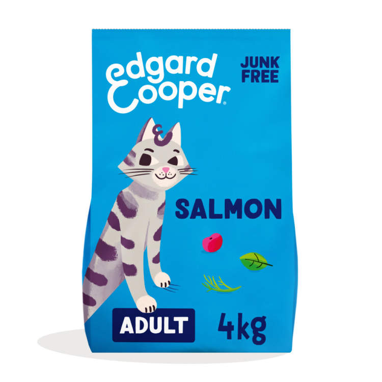 Edgard &amp; Cooper - Cat Food - Adult - Salmon - 4 kg