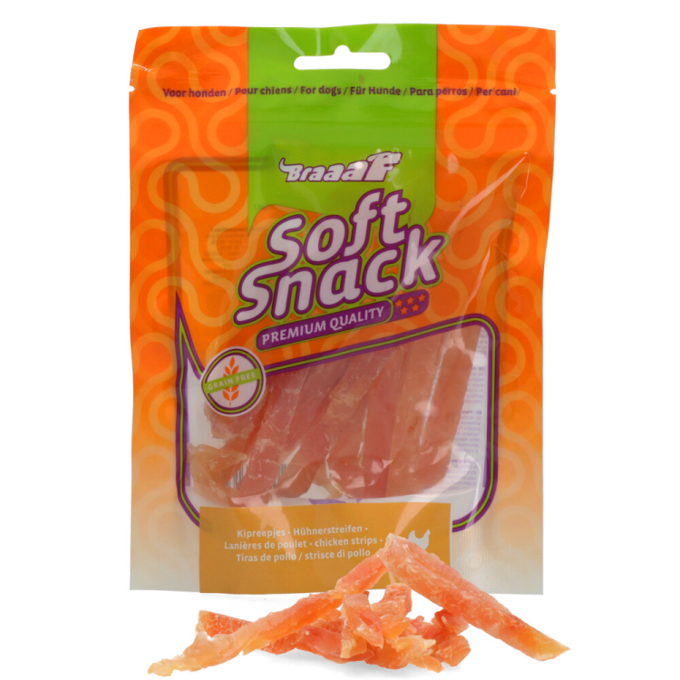 Braaaf - Reepjes Kip - Hondensnack - 85g