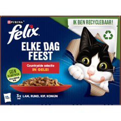 Felix - Elke Dag Feest Countryside Selectie in Gelei - 12x85g