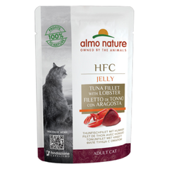 24x Almo Nature - HFC Jelly - Kattenvoer - Tonijnfilet & Kreeft - 55g