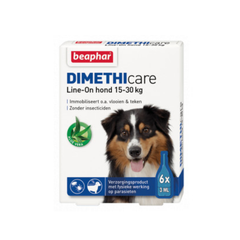 Beaphar - Dimethicare Line-on for dogs from 15-30kg - 6 pipettes 