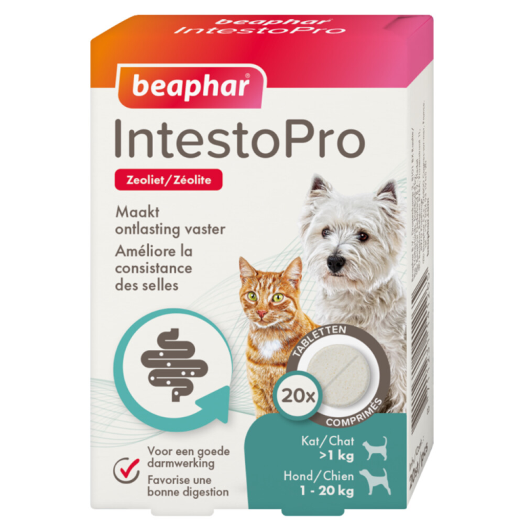 Beaphar - IntestoPro Cat &amp; Dog <20kg - 20 tablets