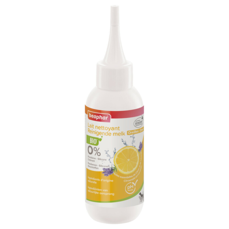 Beaphar - Bio-Reinigungsmilch für die Ohren - 100 ml