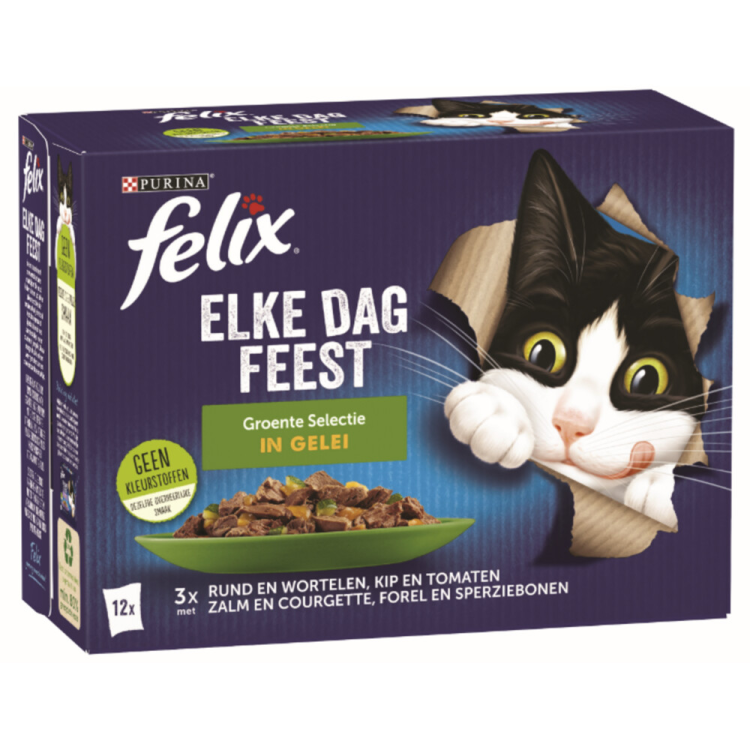 Felix - Elke Dag Feest Groente Selectie in Gelei - 12x85g