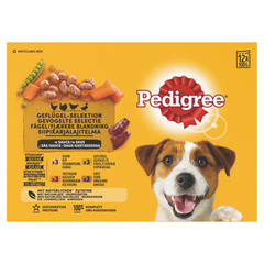 Pedigree - Adult Meal Pouches in Sauce Poultry &amp; Vegetables - Dog Food - 12x100g