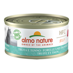 Almo Nature - HFC Jelly - Kattenvoer - Forel en Tonijn - 70g