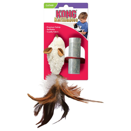 Kong - Catnip Muis Hervulbaar - 20cm