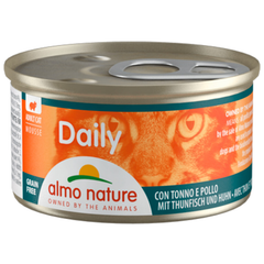 Almo Nature - Daily Mousse - Kattenvoer - Tonijn & Kip - 85g