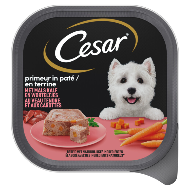 Cesar - Primeur Veal &amp; Carrots in Pate - 300g