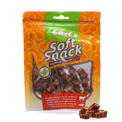 Braaaf - Rund Steak Blokjes met Vis - Hondensnack - 85g