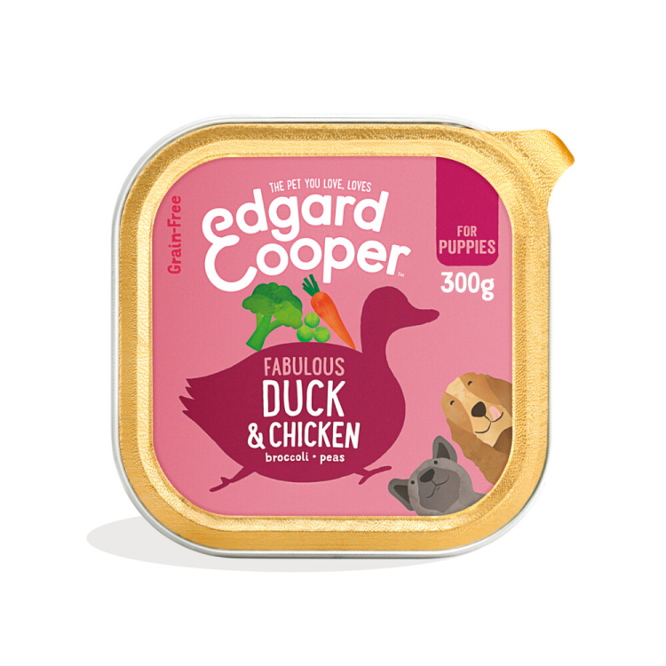 Edgard &amp; Cooper - Tub - Fresh Meat - Puppy - Duck &amp; Chicken - 300g