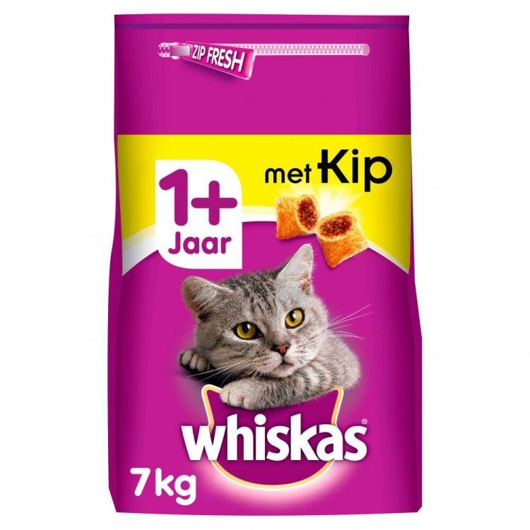 Whiskas - Trockenes erwachsenes Huhn - Katzenfutter - 7kg