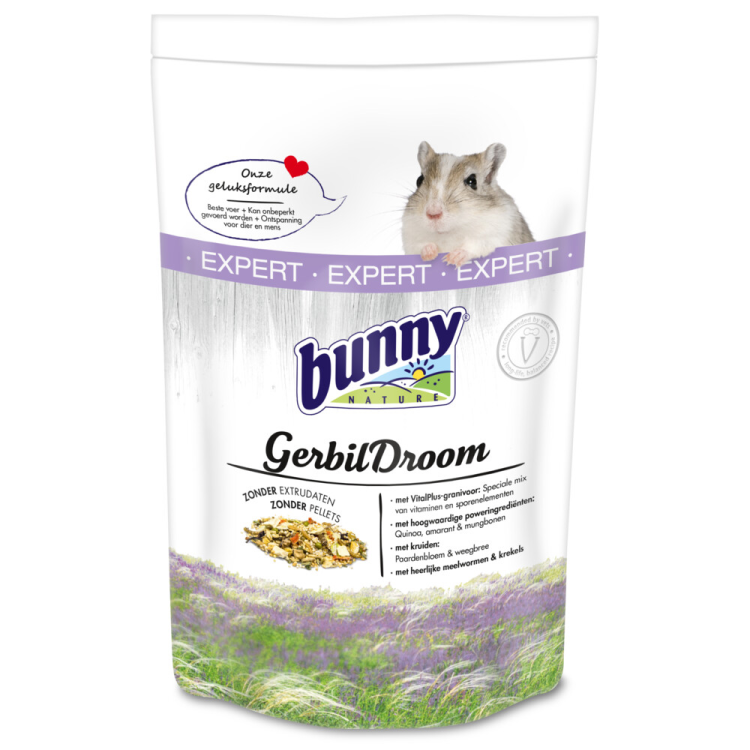 Bunny Nature - Gerbildroom Expert - Gerbil food - 500g