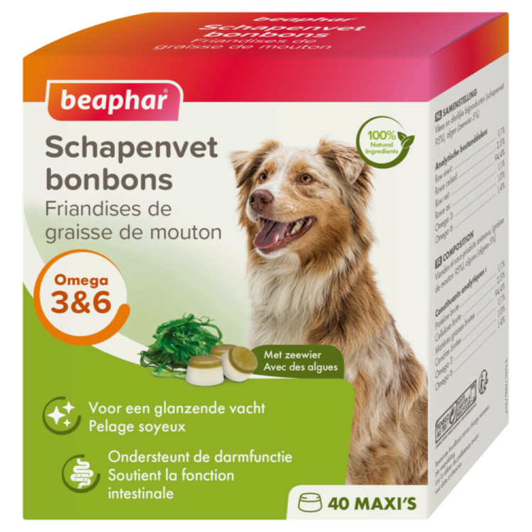 Beaphar - Sheep Fat Bonbons - Seaweed - 245g