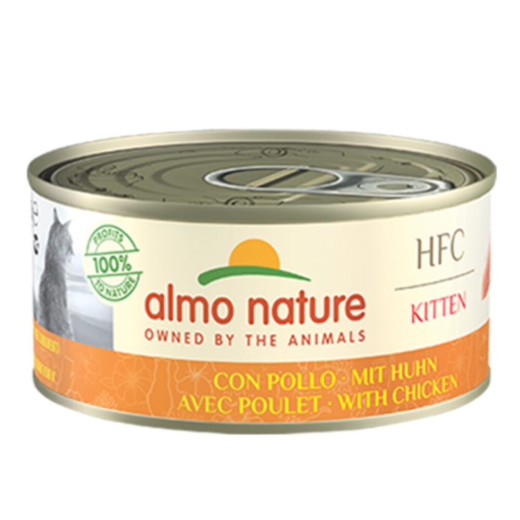 Almo Nature - HFC Kitten - Kattenvoer - Kip - 150g
