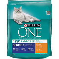 Purina One - Senior Kip & Volkoren Granen - Kattenvoer - 800g

