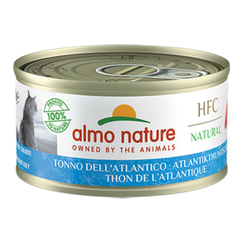Almo Nature - HFC Natural - Katzenfutter - Atlantik-Thunfisch - 70g