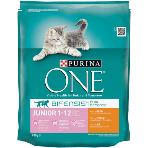 Purina One - Junior Kip - Kattenvoer - 800g