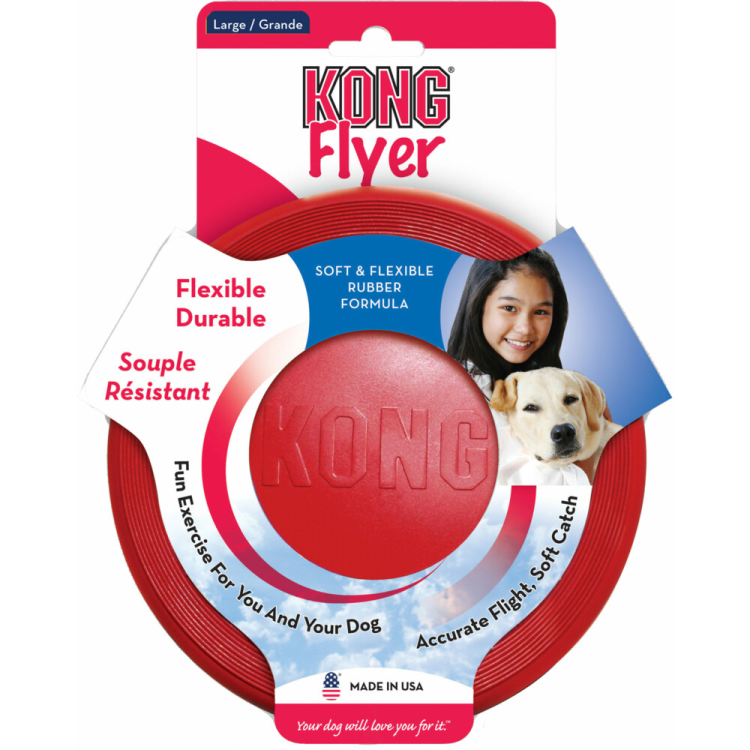 Kong Flyer - Frisbee - Rot - 22,5 cm