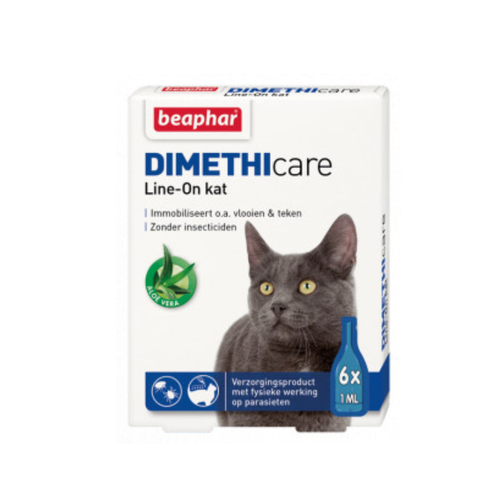 Beaphar - Dimethicare Line-on Kat - 6 pipetten