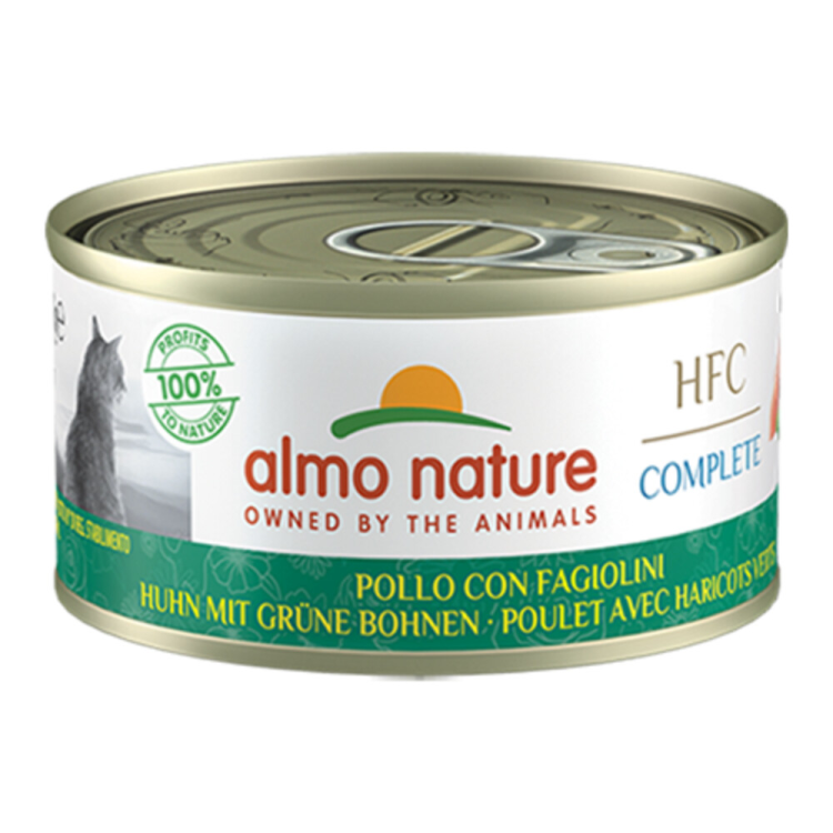 Almo Nature - HFC Complete -Kattenvoer - Kip & Erwten - 70g