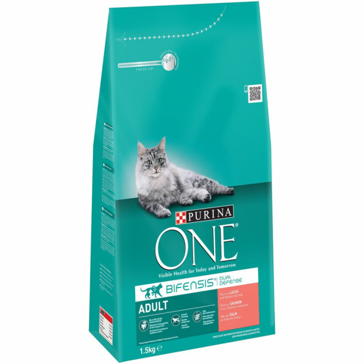 Purina One - Adult Lachs &amp; Vollkorn - Katzenfutter - 1,5 kg